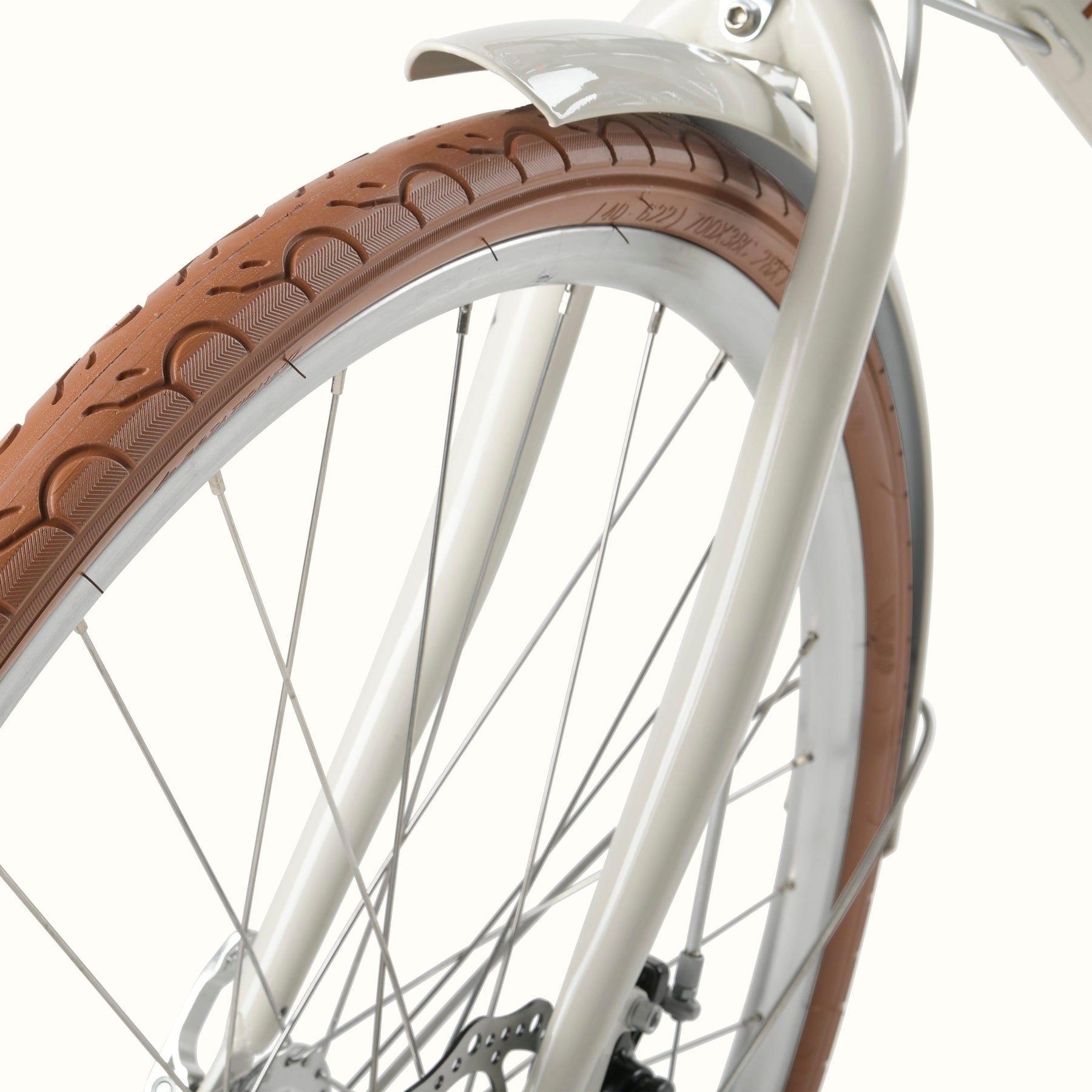 2024 Beaumont Plus City Bike - ST 8 Speed - Eggshell