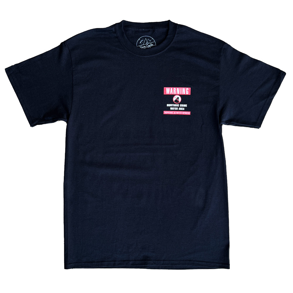 Crime Watch Tee - Black