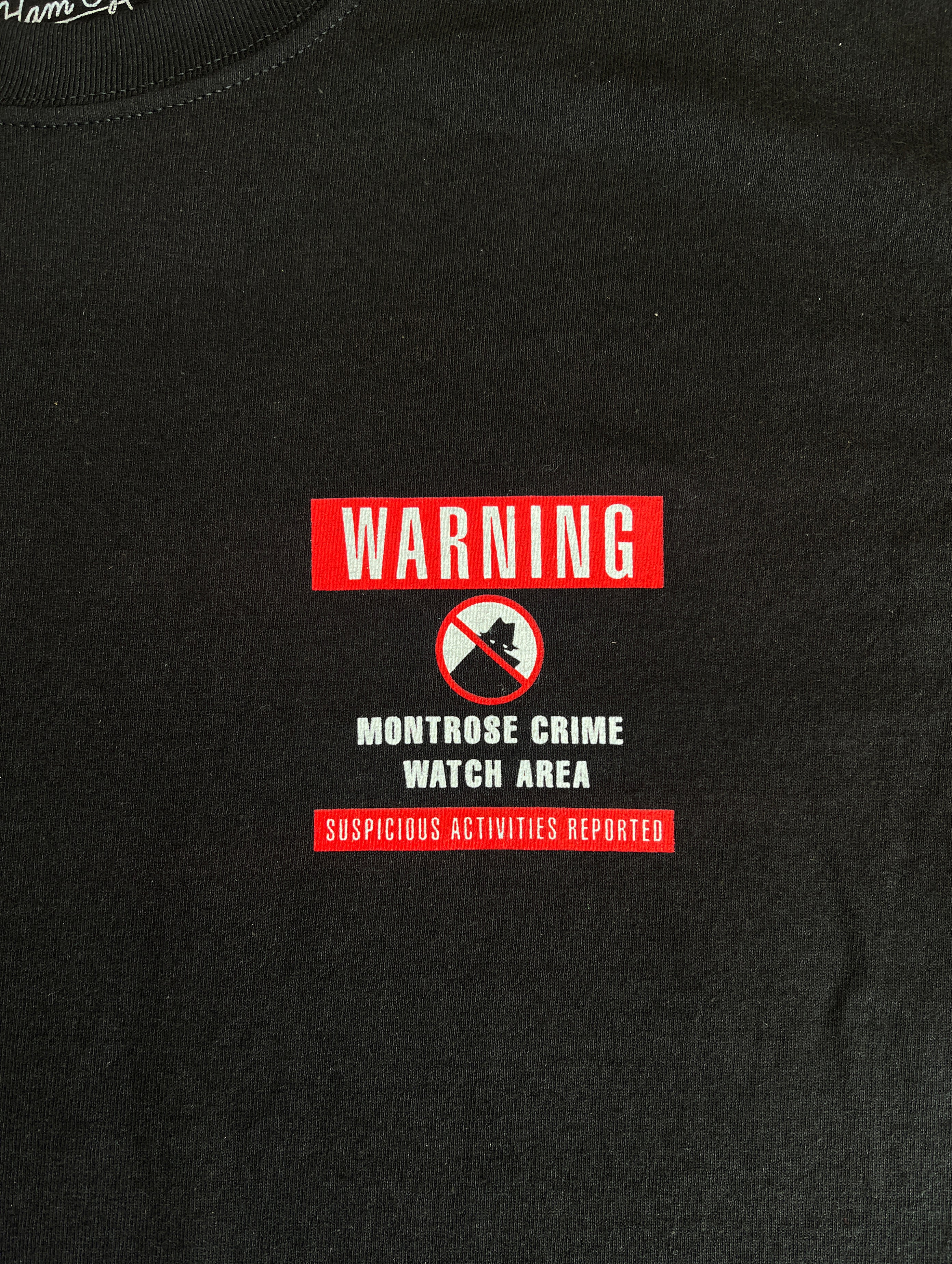 Crime Watch Tee - Black