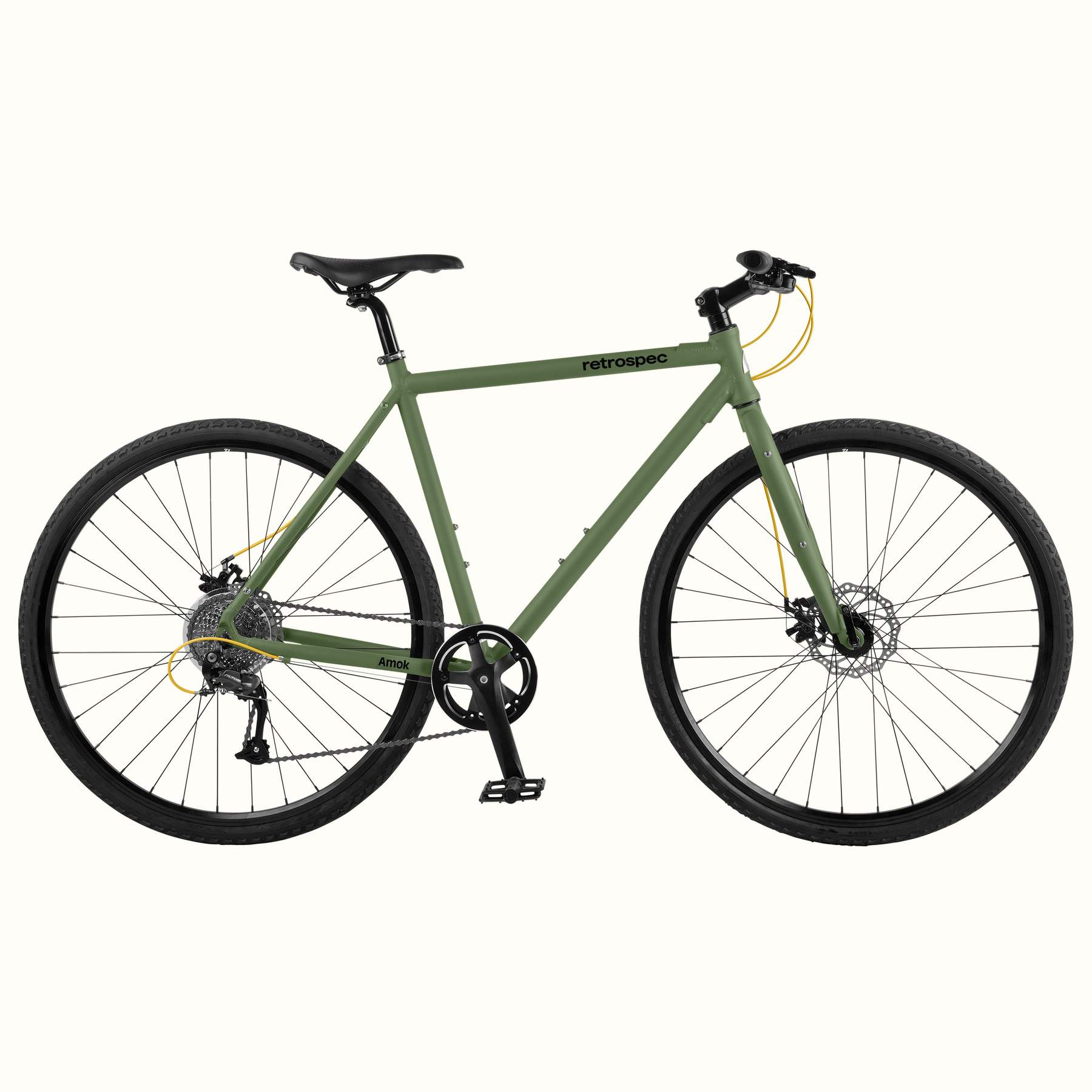Amok Hybrid Bike - Matte Forest