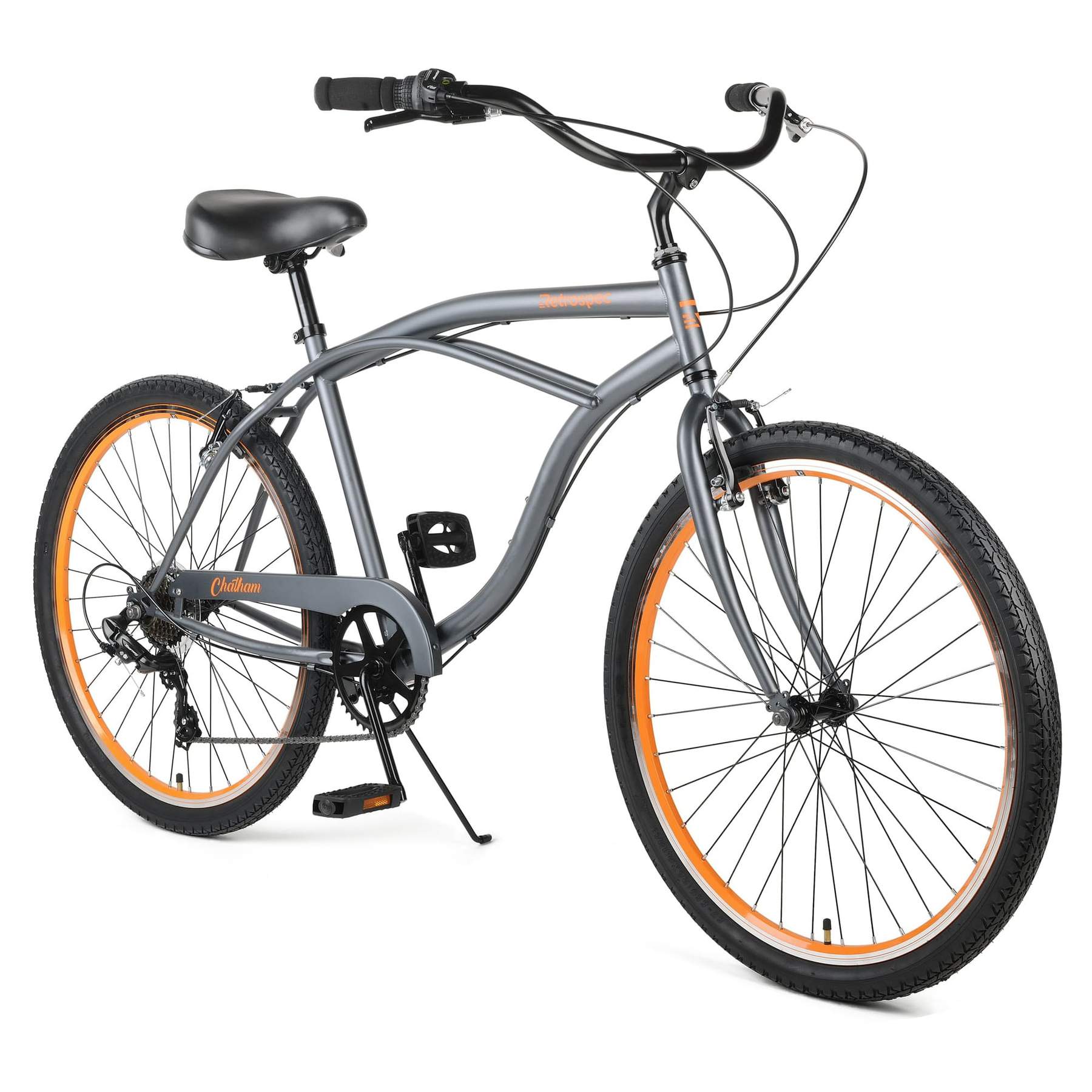 Chatham Cruiser 7Speed - Matte Graphite/Orange