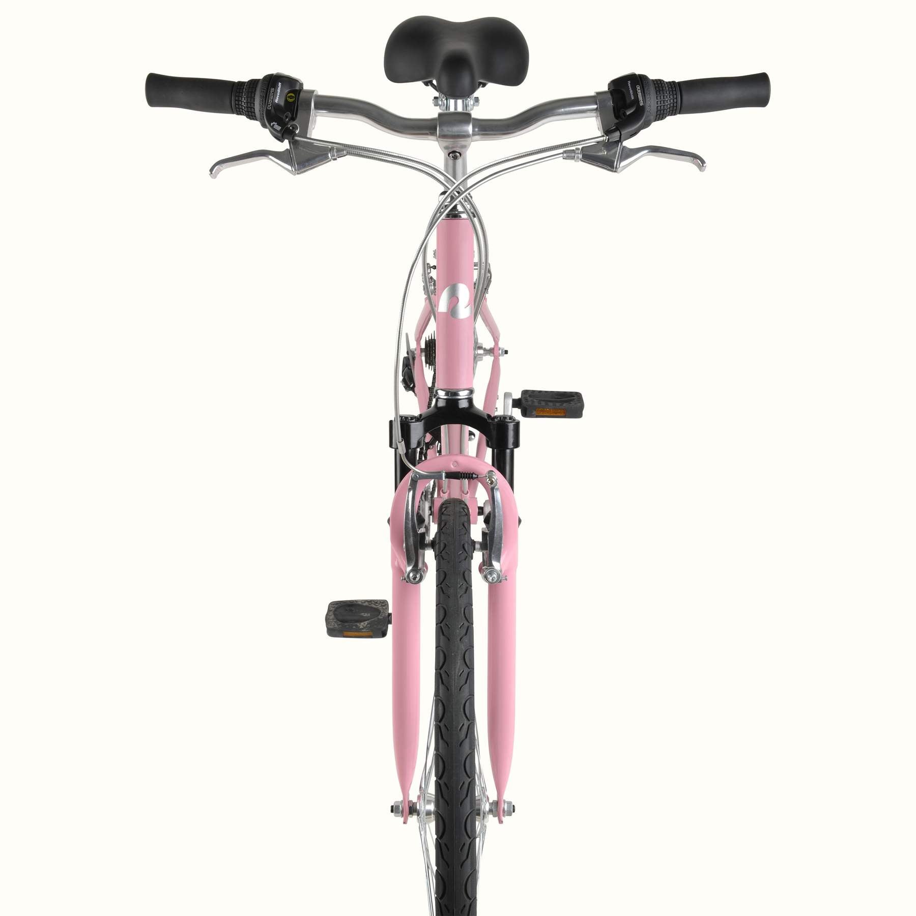 Barron Hybrid Step Through Bike - Bubblegum