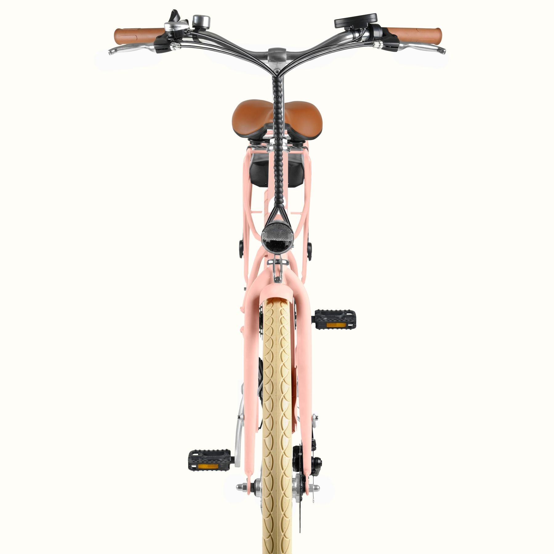 Beaumont Rev City Electric Bike (Step Through) - Blush
