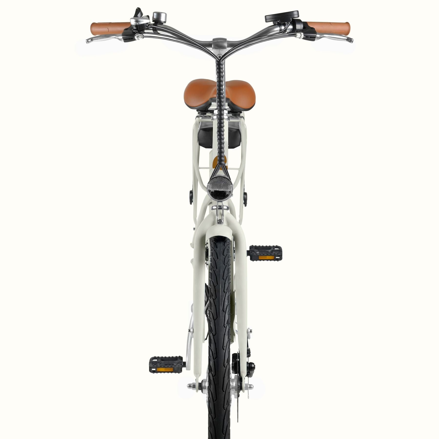Beaumont Rev City Electric Bike (Step Through) - Eggshell
