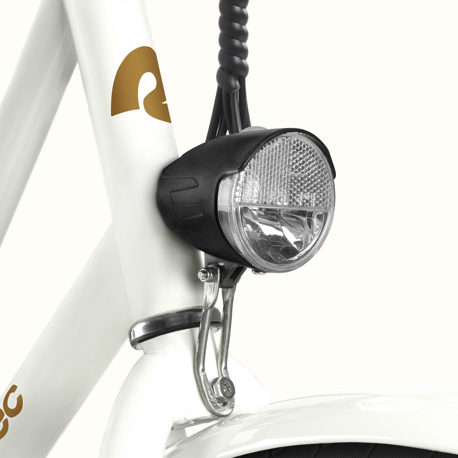 Beaumont Rev City Electric Bike (Step Through) - Eggshell