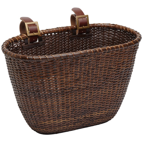 Dreamcatcher Handwoven Cane Basket - Dark Stain