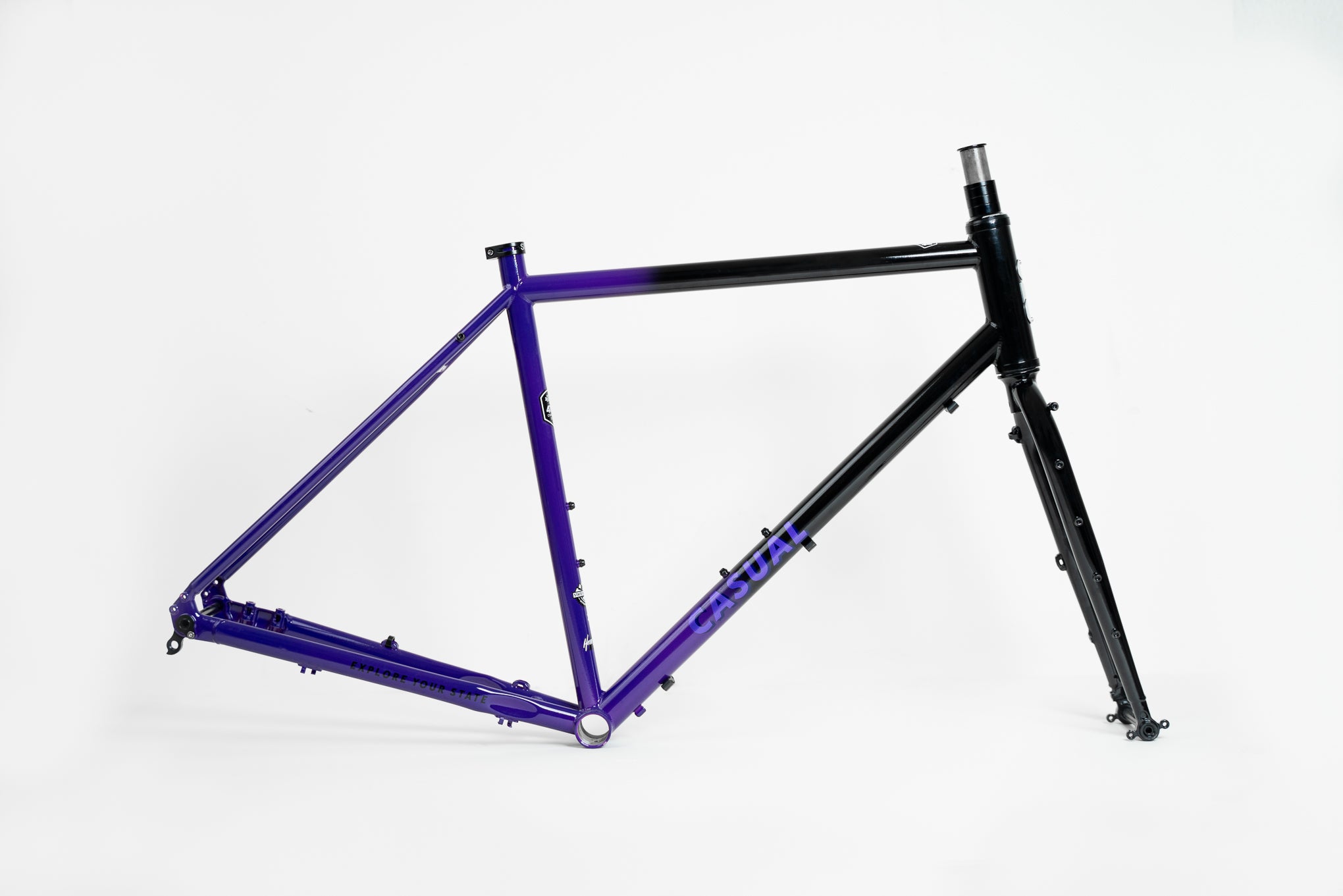 FRAMESET: HAM CYCLES X SBC: 4130 ALL-ROAD - CASUAL GLAZE