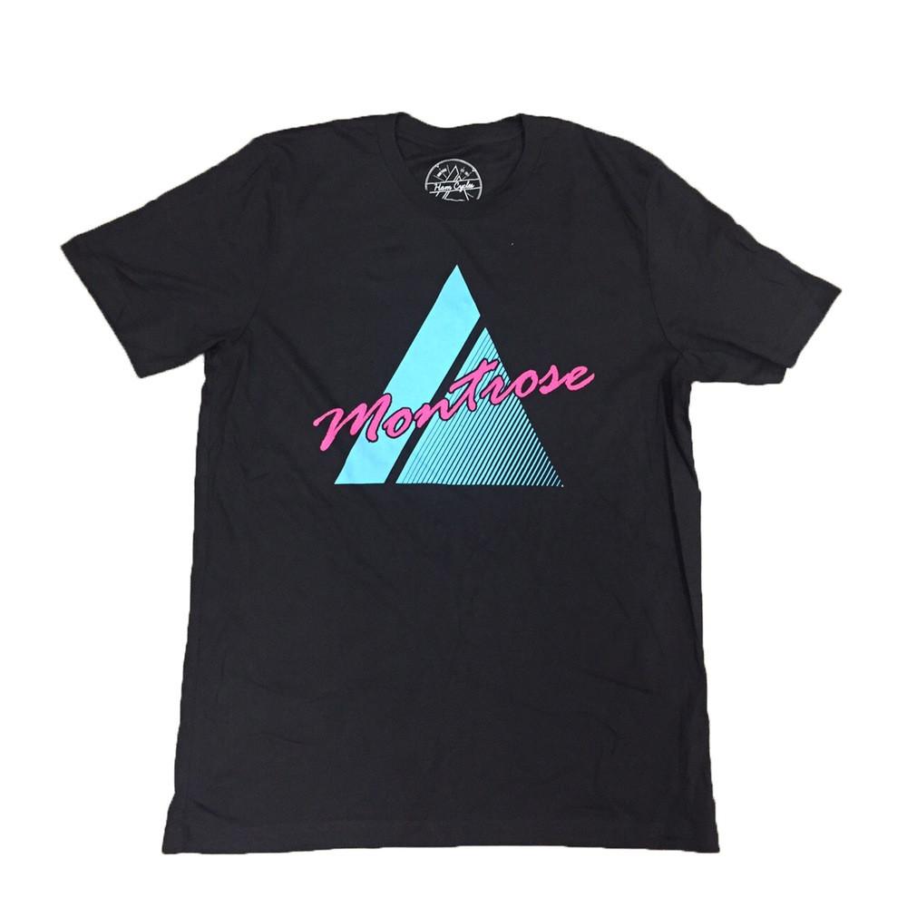 Montrose Tee - Cyan Triangle