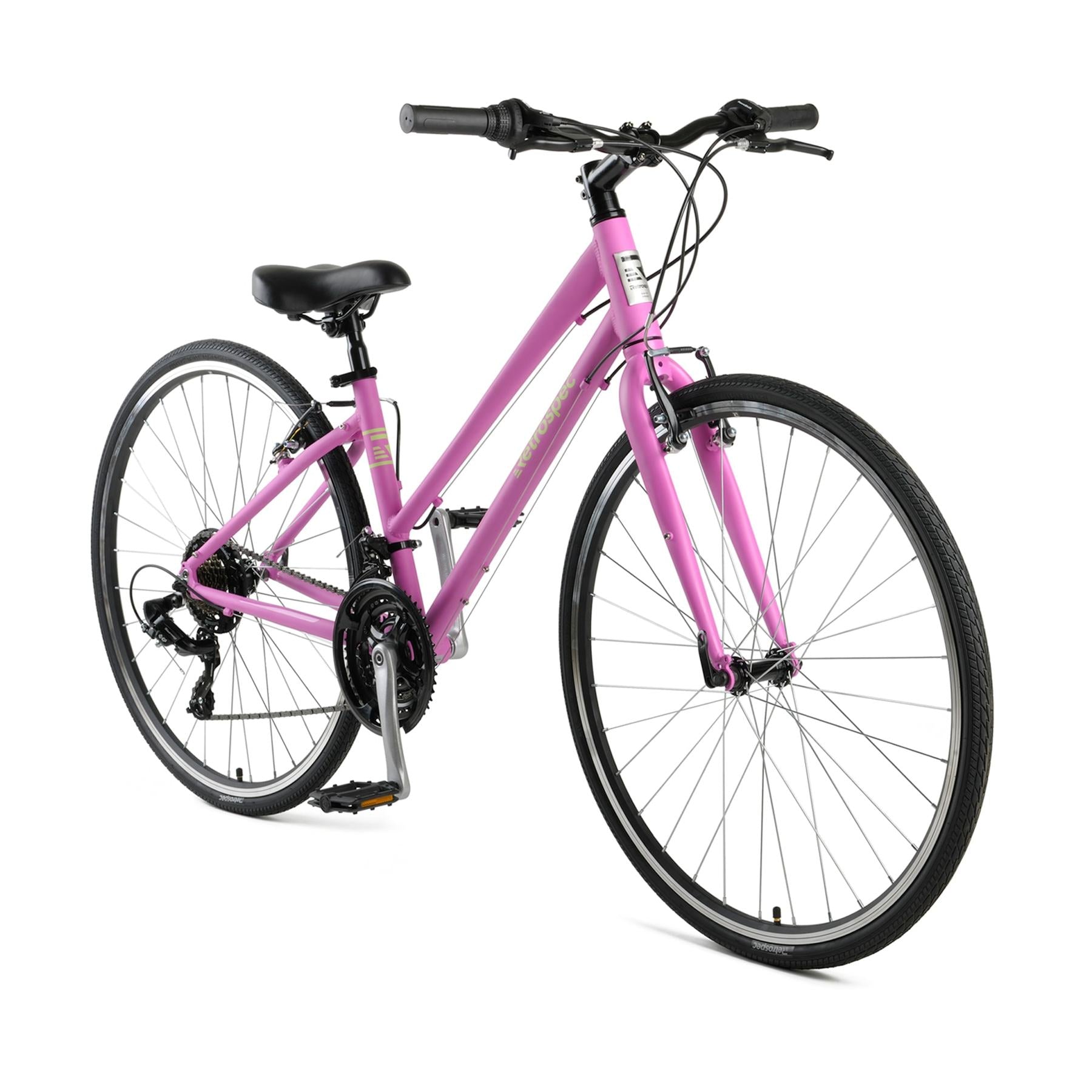 Atlas Hybrid Bike, Step-Thru - Matte Flamingo