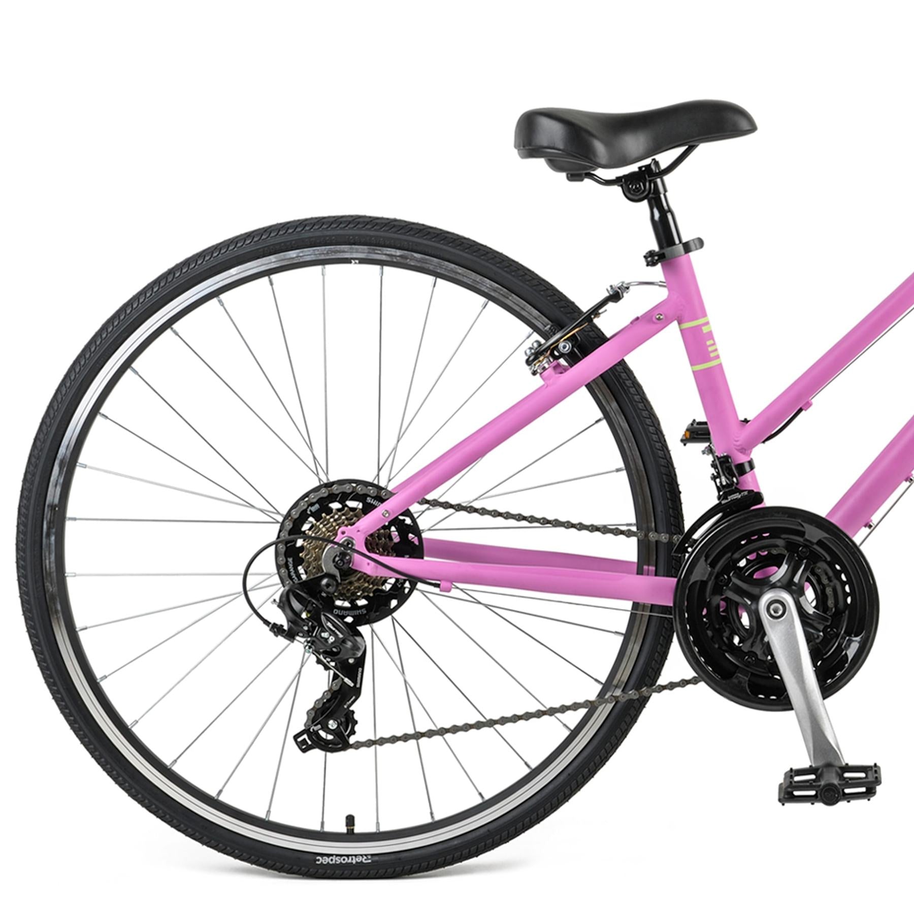 Atlas Hybrid Bike, Step-Thru - Matte Flamingo