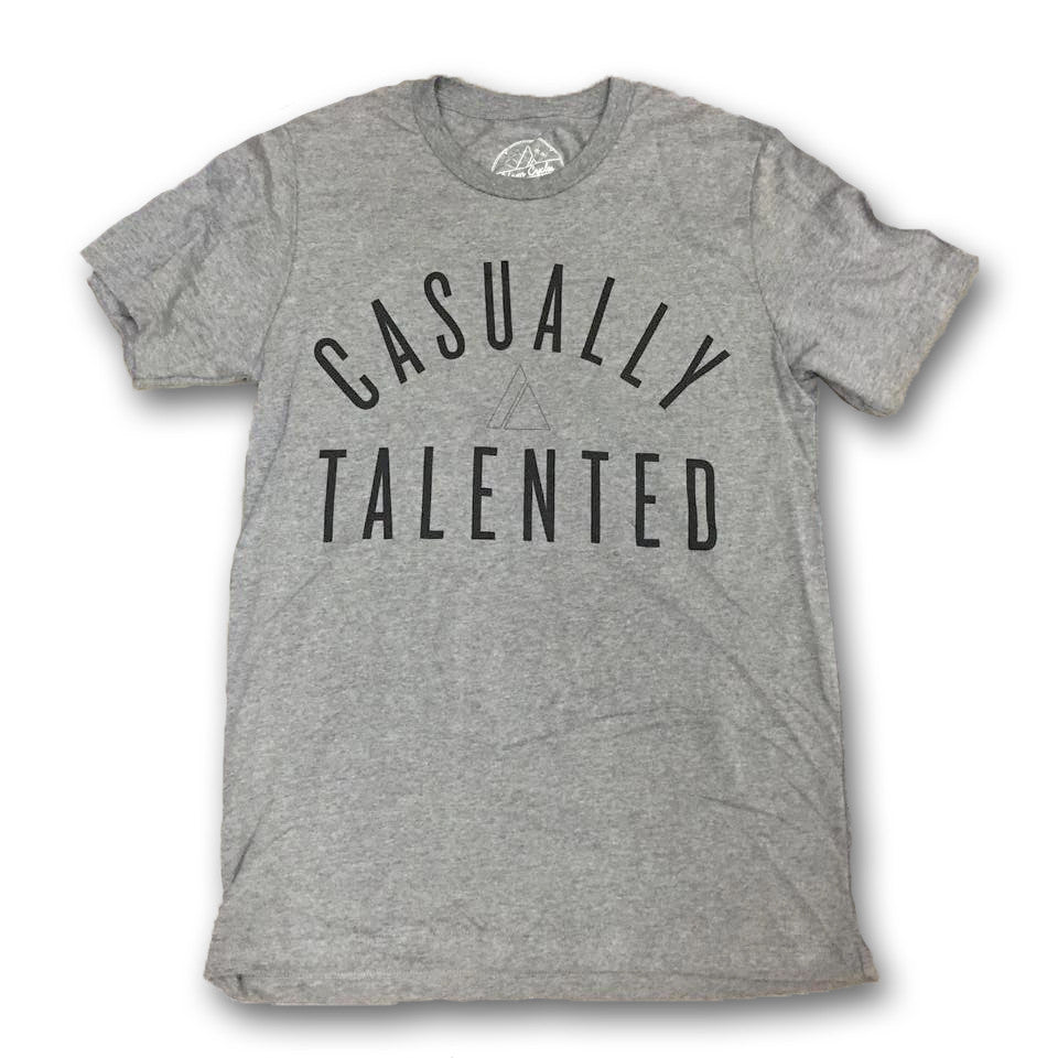 Casually Talented Tee - Grey