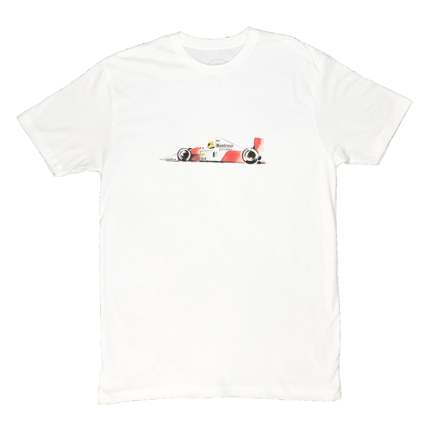 Handdrawn F1 Racer - White