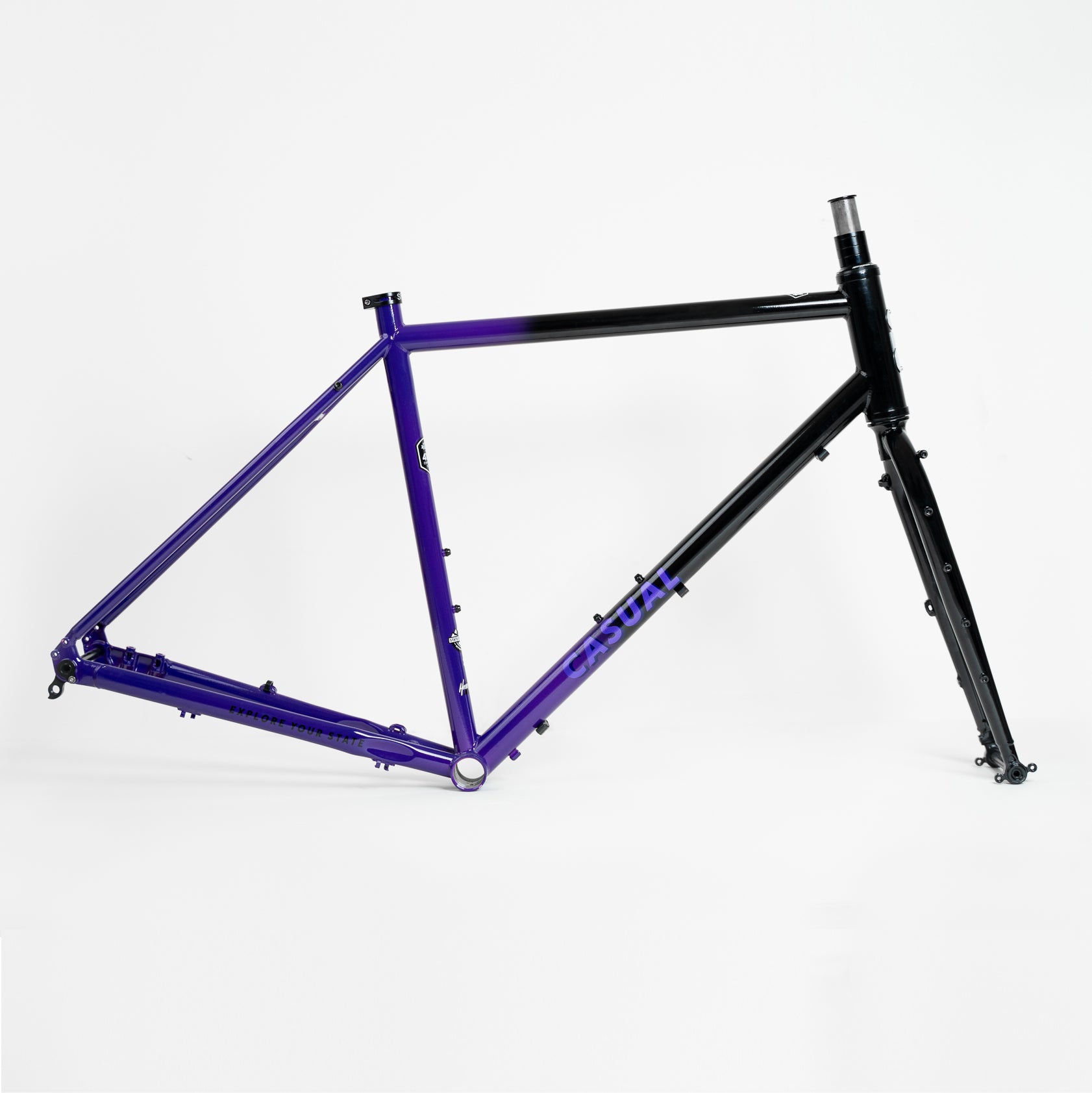 FRAMESET: HAM CYCLES X SBC: 4130 ALL-ROAD - CASUAL GLAZE