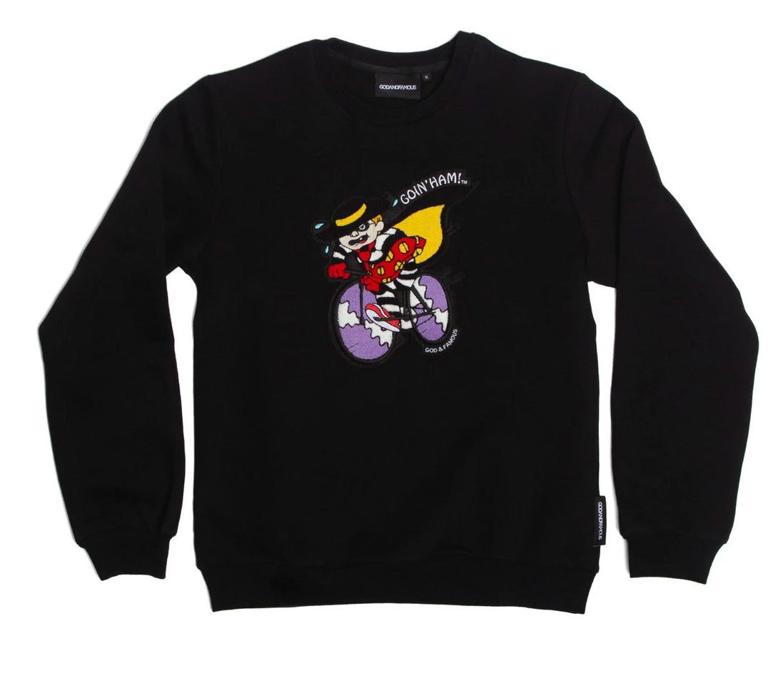 HAM CREWNECK SWEATSHIRT - Black