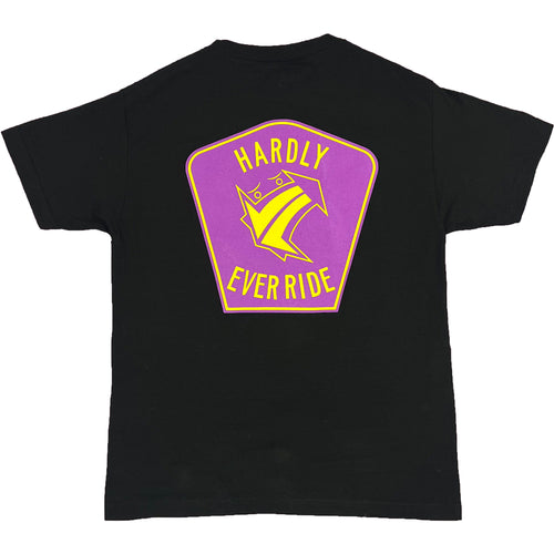 Hardly Ever Ride Tee - Black