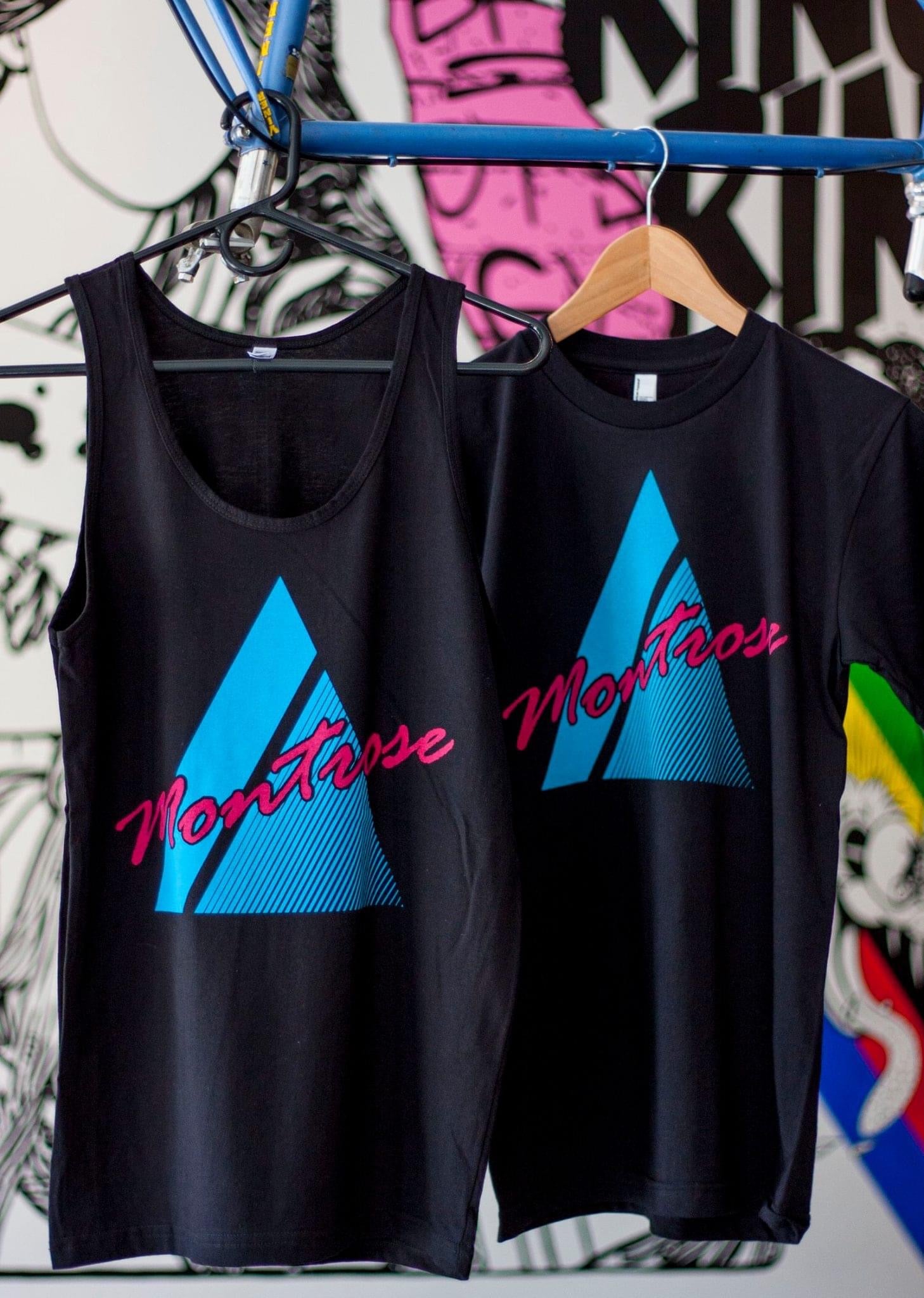 Montrose Tee - Cyan Triangle