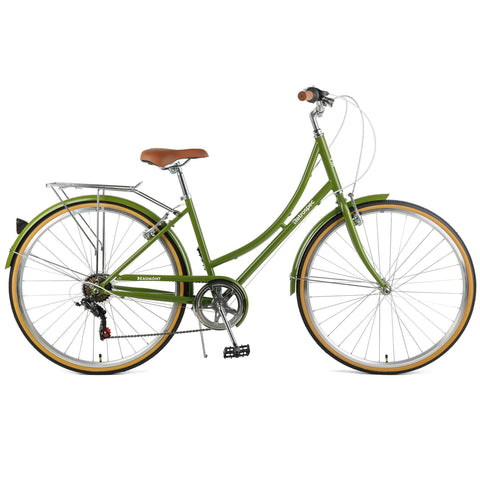2024 Beaumont Plus City Bike - ST 8 Speed - Eggshell
